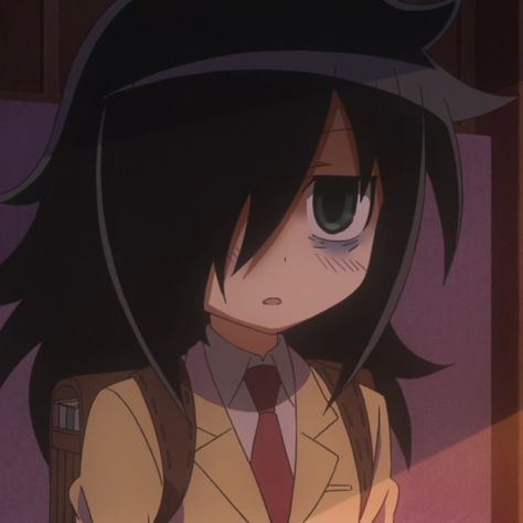 Tomoko Kuroki Icon, Tomoko Kuroki, Manga Pfp, No Matter How, Look At, Matter, Anime, Black