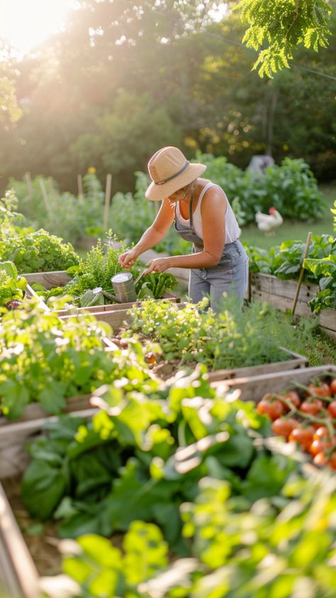 Backyard Farming: Self Sustaining Garden, Farming Aesthetic, Farm Vegetables, Animal Farming, Backyard Goals, 2 Sisters, Vertical Gardens, Large Yard, Backyard Farming