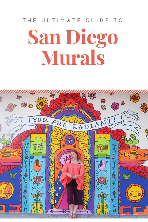 The Ultimate Guide to San Diego Murals #SanDiego #murals #northpark #pigmentsd #pigmentnorthpark San Diego Wallpaper Iphone, San Diego Aesthetic, San Diego Neighborhoods, Creative Shoots, Beach Mural, Stretching For Beginners, San Diego Vacation, San Diego Travel, Street Painting