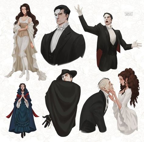 Phantom Of The Opera Reference, Erik Christine Fanart, Phantom Of The Opera And Christine, Nipuni Phantom Of The Opera, Erik X Christine Fanart, Christine X Erik Fanart, The Phantom Of The Opera Fanart Erik, Phantom X Christine, Phantom Of The Opera Tumblr