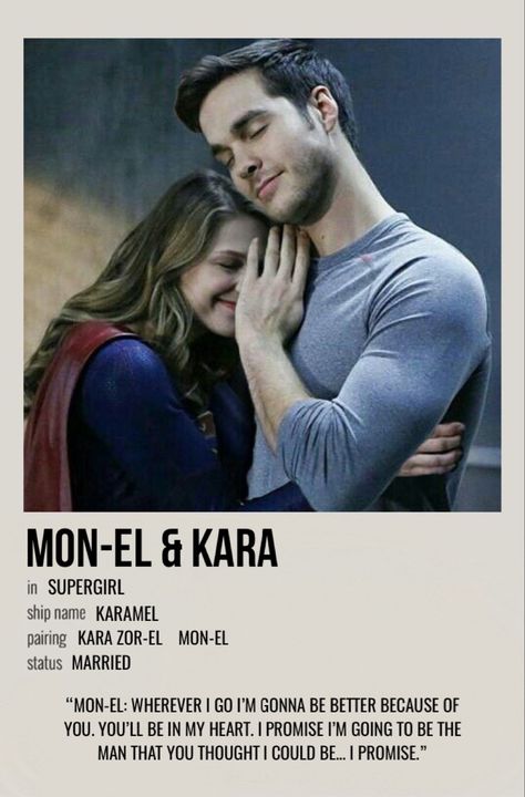 Mon El And Kara, Kara And Mon-el, Polaroid Relationship, Supergirl Quotes, Supergirl Cw, Supergirl Movie, The Flash Poster, Supergirl Kara, Flash Funny