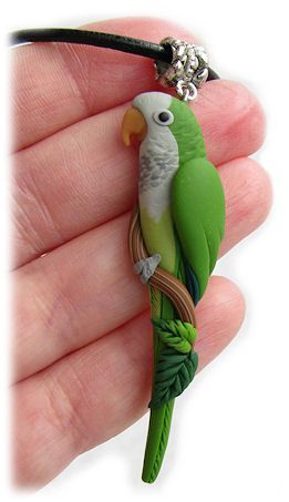 Polymer Clay Bird, 3d Mural, Clay Inspo, Clay Bird, Clay Birds, Mirror Decoration, Tanah Liat, Polymer Clay Sculptures, Polymer Clay Animals