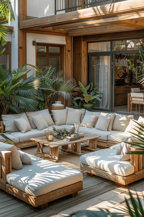 Patio Sofa Outdoor, Small Patio Furniture Ideas, Small Patios, Front Porch Furniture, Patio Furniture Layout, Small Patio Furniture, Sofa Styles, Home Living Room Decor, Modular Sofa Design