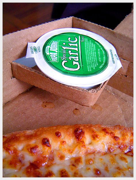 Papa Johns Garlic Sauce 1/4 – 1/2 stick Margarine 1/2 tablespoon Garlic Powder 1/4 teaspoon Salt Directions Melt butter in the microwave (about 30 seconds). Put in salt and garlic powder (to taste). Microwave for 5 seconds longer as the pizza get done or arrives from delivery. Papa Johns Garlic Sauce, Papa Johns Pizza, Papa John, Garlic Sauce Recipe, Recipe Hacks, Papa Johns, Copykat Recipes, Garlic Butter Sauce, Copycat Restaurant Recipes