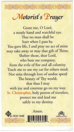 Motorist's Prayer - 1 - Found this in a local Catholic bookstore and had to buy it. I keep this in my car at all times. I need all of the protection I can get from the crazy drivers on the road! Safe Travels Prayer, Catholic Books, Special Prayers, Divine Mercy, Prayer Board, Faith Prayer, Inspirational Prayers, Catholic Prayers, God Prayer