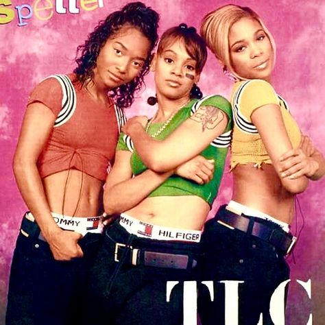 Tlc Halloween Costume, Tlc Costume, Chili Tlc, Tlc Chilli, Tlc Aesthetic, Tlc Outfits, Tlc Group, Aaliyah Outfits, Black 90s Fashion