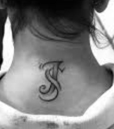 Sj Tattoo Ideas, Sj Name Dp, Back Of Neck Tattoo Men, Sj Logo, Pink Stethoscope, Him And Her Tattoos, Tiny Wrist Tattoos, Tattoo Lettering Styles, Back Of Neck Tattoo