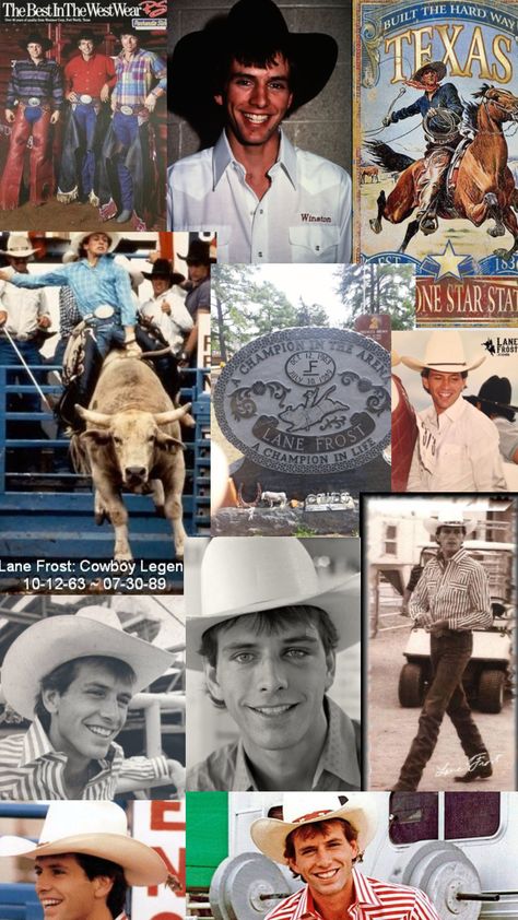 #lanefrost Lane Frost Wallpaper Iphone, Country Boy Wallpapers, Lane Frost Wallpaper, Hardy Wallpaper Country, Frost Wallpaper, Days Before Rodeo Wallpaper, Lane Frost Bull Riding, Lane Frost, Pbr Bull Riding