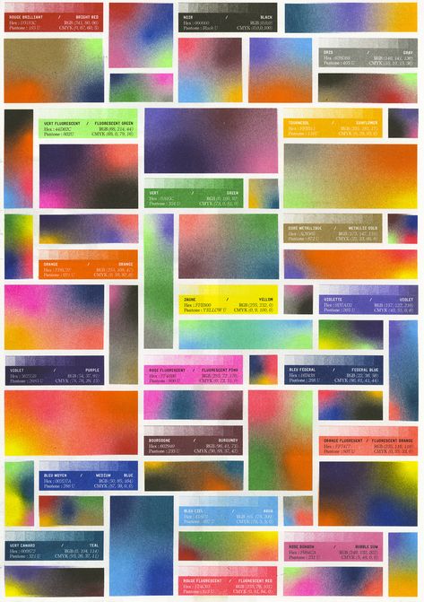 Graphic Posters, Riso Print, Risograph Print, Design Fields, Print Fonts, Graphic Design Studios, Graphic Poster, Creative Studio, Color Chart