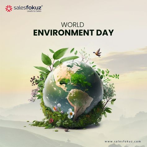 World Environment Day! World Environment Day Posters, Sustainability Activities, Mother Earth Illustration, Earth Day Posters, Eco Earth, Save Environment, Wildlife Day, World Earth Day, World Water Day