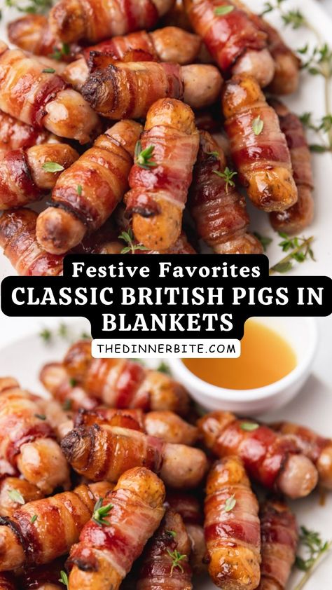 English Christmas Food, English Christmas Dinner, British Roast Dinner, Traditional British Food, Pigs In Blanket, British Snacks, British Food Traditional, British Breakfast, Pigs In Blankets