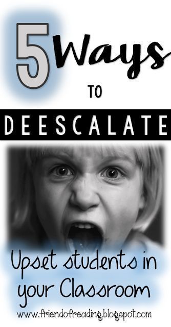 Learn 5 effective ways to deescalate negative behaviors in your classroom!  Friends Of Reading Ebd Behavior Management, Behavior Specialist, Paraprofessional Tips, Teaching Classroom Management, Behaviour Strategies, Behavior Interventions, Behaviour Management, Classroom Behavior Management, Classroom Management Tips