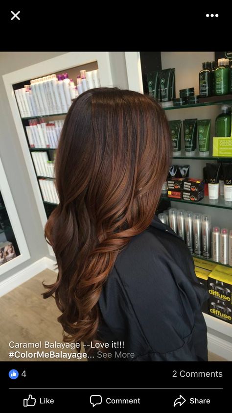 Hazelnut Hair Color, Hazelnut Hair, Copper Balayage Brunette, Pelo Chocolate, Cinnamon Hair Colors, Romantic Waves, Warm Brown Hair, Auburn Balayage, Hair Styels