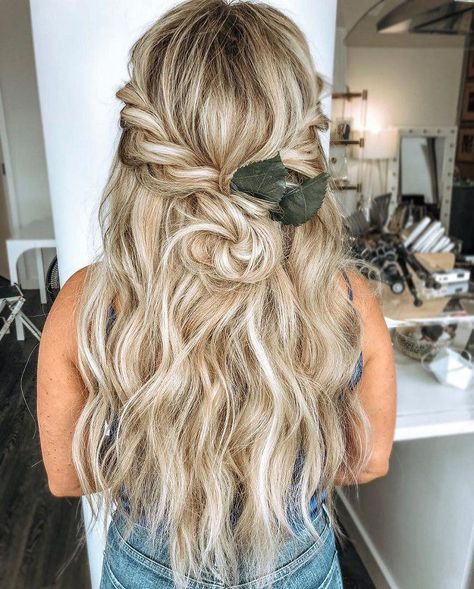 Beautiful Half up Half down Wedding Hairstyle Ideas,braided half up half down hairstyles,boho wedding hairstyles,bohemian wedding hairstyles, textured updo wedding hair #weddinghair #wedding #hairstyles #updowedding #weddinghairstyles #weddinghairupdos Occasion Hairstyles, Braid Half Up Half Down, Wedding Hairstyle Ideas, Bohemian Wedding Hair, Half Up Wedding Hair, Half Up Half Down Wedding, Bridesmaid Hair Long, Half Up Half Down Hairstyles, Braided Half Up