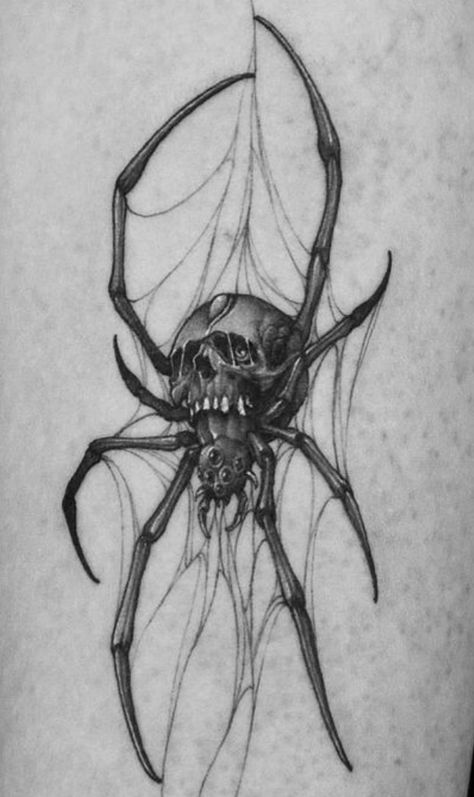 Tato Grunge, Gotik Tattoo, Grunge Tattoo, Scary Tattoos, Skull Art Drawing, Výtvarné Reference, More Tattoo, Creepy Tattoos, Tattoo Style Drawings