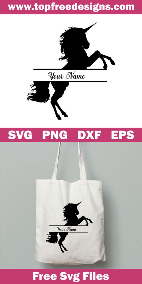 Use this for all your DIY craft project with Cricut & Silhouette Cameo, scrapbooking, card making, car decals, stickers, vinyl decals, t-shirts etc #freeunicornsvg #freemonogramsvg #freesvgfilescricut Free Silhouette Cameo Files, Cricut Francais, Silhouette Cameo Freebies, Picture Gifts Diy, Vinyl Tree Wall Decal, Silhouette Cameo 4, Free Monogram, Split Monogram, Car Vinyl