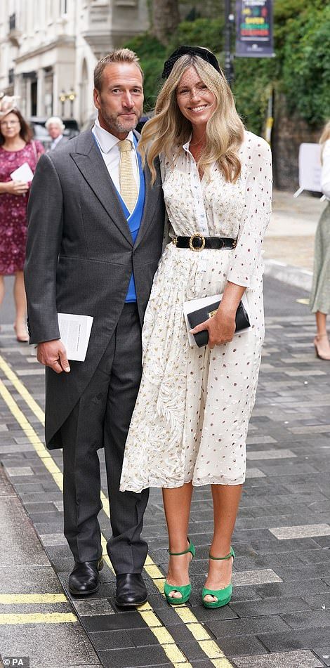 A royal wedding! Princess Alexandra's granddaughter Flora Ogilvy celebrates nuptials with blessings | Daily Mail Online Flora Ogilvy, Pink Satin Gown, Lord Frederick Windsor, Lady Amelia Windsor, White Lace Gown, Floral Fascinators, White Leather Jacket, White Wedding Gowns, Princess Alexandra