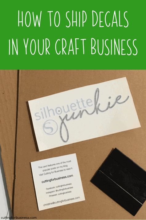 How to Package & Ship Decals in Your Silhouette or Cricut (Portrait, Cameo, Explore, Maker, Joy) Business - by cuttingforbusiness.com Small Craft Business, Shipping Ideas, Cricut Corner, Custom Hard Hats, Silhouette Mint, Custom Car Stickers, Cricut Business, Vinyl Creations, Silhouette Cameo Tutorials