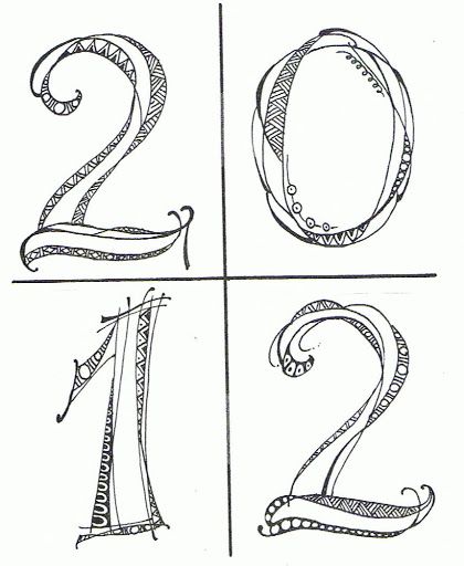 Zentangle Numbers, Zentangle Beginner, Zentangle Lettering, Draw Zentangle, Fun Lettering, Zentangle Inspiration, Zen Tangles, Hand Drawn Cards, Zen Tangle