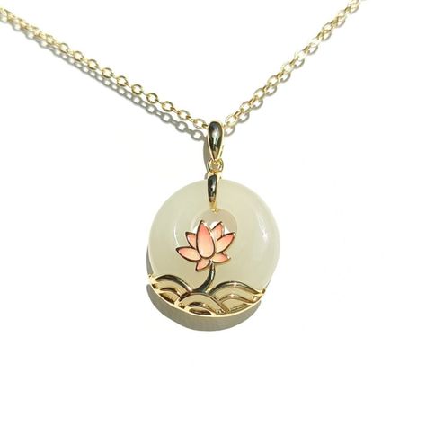 Design: Lotus Necklace The Lotus Flower Holds A Deep And Multifaceted Significance In Chinese Culture, Intertwining Historical And Spiritual Meaning. Its Ability To Bloom Beautifully In Difficult Circumstances Represents Spiritual Growth And Overcoming Obstacles. The Color Of The Lotus Flower Carries Additional Meaning; The Pink Lotus Symbolizes Compassion And Love. In Chinese Buddhism, The Lotus Flower Is Particularly Sacred. It's Associated With Enlightenment, Spiritual Growth, And Liberation From Suffering. The Lotus Flower Has Been A Prominent Motif In Chinese Art And Literature For Centuries. It Appears In Paintings, Sculptures, Embroidery, And Poetry, Often Used As A Metaphor For Perse Love In Chinese, Lotus Flower Jewelry, Chinese Buddhism, Lotus Jewelry, Lotus Necklace, Lotus Earrings, Lotus Pendant, Chinese Jewelry, Overcoming Obstacles