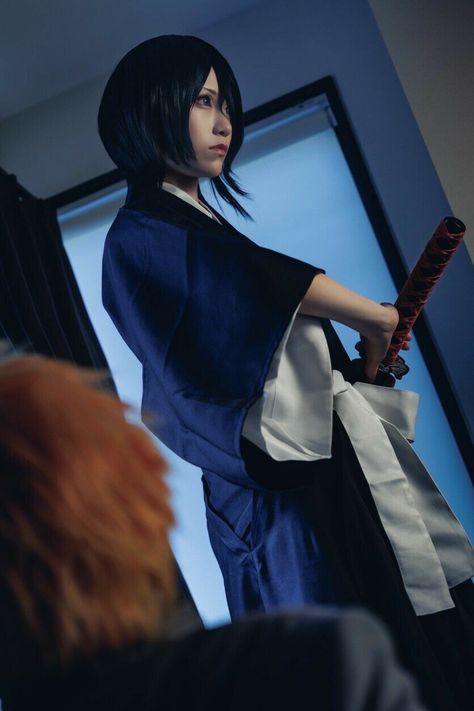 Cosplay Rukia Kuchiki Cosplay, Rukia Cosplay, Cosplay Poses, Bleach Cosplay, Bleach Rukia, Ichigo Y Rukia, Rukia Kuchiki, Girl Inspiration, Best Cosplay