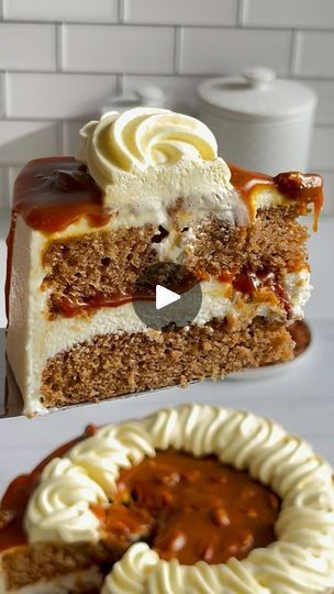 Caramel Spice Cake, Salted Caramel Sauce Recipe, Caramel Sauce Recipe, Grease 2, All Spice, Gourmet Cakes, Eggless Baking, Salted Caramel Sauce, New Cake