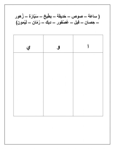 Arabic Long Vowels, Long Vowel Worksheets, Arabic Handwriting, Preschool Fine Motor Activities, Vowel Worksheets, Arabic Alphabet Letters, Learn Arabic Alphabet, School Images, The Worksheet