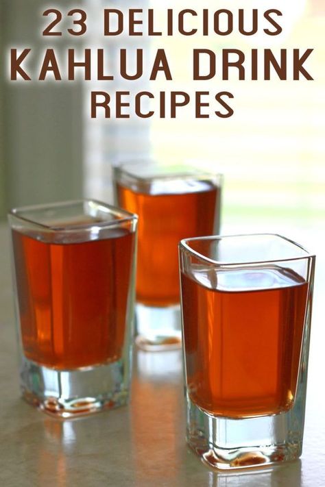 Kahlua drinks: 23 awesome recipes Kaluha Recipes, Kaluah Recipes, Kahlua Drinks, Alcoholic Desserts, Liquor Recipes, Alcholic Drinks, Rum Balls, Cocktail Ideas, Happy Hour Drinks