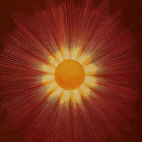 Stephen Ellcock on Instagram: “The Sun , Plate 1 from 'Electro astronomical atlas ... with explanatory notes, questions and answers' by Joseph W Spoor, 1874 - detail” Traditional Advent Calendar, Orange Aura, Yellow Sun, Orange Aesthetic, Spotify Covers, Phone Theme, Playlist Covers, Spiritual Art, Spotify Playlist