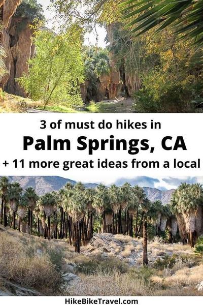 3 of the must-do hikes in Palm Springs + 11 more ideas for great hikes from a local #PalmSprings #PalmSpringshiking #besthikes #deserthikes #California #Californiahikes Palm Springs Hiking, Palm Desert California, Sunny Winter, Bike Travel, California Hikes, Hiking National Parks, Utah Travel, Usa Travel Guide, Palm Springs California