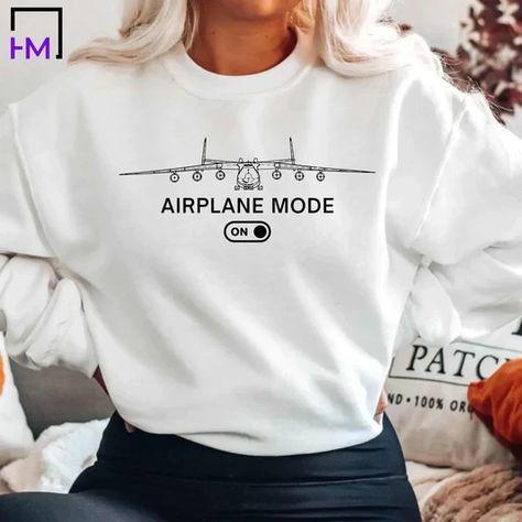 Airplane Fits, Sweatshirt Business, Aesthetic Sports, Airplane Shirt, Travel Hoodie, Gift For Traveler, Travel Tshirt, T-shirt Print Design, Pilot Shirt