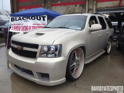 Deep dish rims | Tahoe- Deep Dish Rims, 2014 Tahoe, 2007 Chevrolet Tahoe, Drift Truck, Trucks Chevy, Baby Brunch, Truck Rims, Bagged Trucks, Lowrider Trucks