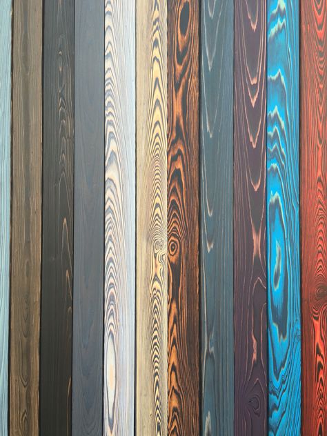 SHOU SUGI BAN colors charred wood Japanese Exterior, Wood Walls, Charred Wood, Sugi Ban, Fa Fal, Shou Sugi Ban, Privacy Fences, Cool Ideas, Woodworking Tips