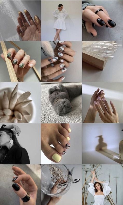 Feed Nails, Insta Nails, Nail Room Ideas, Instagram Design Layout, Ig Feed Ideas, Instagram Visual, Nail Salon Design, Instagram Feed Ideas Posts, Grunge Nails