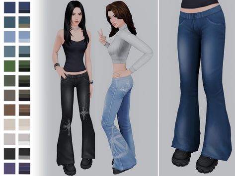 Bootcut Jeans Sims 4 Cc, The Kunstwollen Sims 4, Sims 4 80s Clothes, Sims 4 Bootcut Jeans, Female Jeans Sims 4, Sims 4 Cc Clothes Patreon Pants, Sims 4 Legwarmers, Sims 4 Cc Flare Jeans, Sims 4 Female Pants