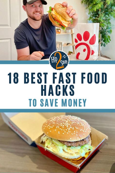 Diy Fast Food Recipes, Fast Food Hacks, Fast Food Ideas, Cheap Fast Food, Restaurant Hacks, Healthy Fast Food Breakfast, Healthy Fast Food, Fast Food Restaurants, Food Order