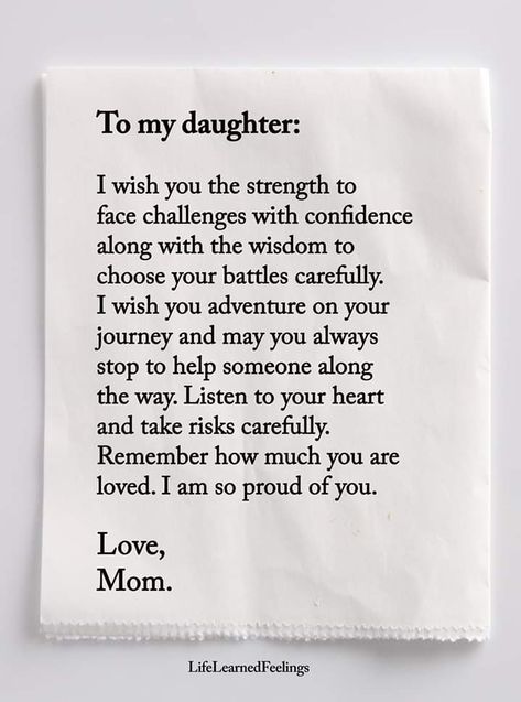 Citation Encouragement, Daughter Poems, Letter To My Daughter, My Children Quotes, Mommy Quotes, Daughter Love Quotes, Education Positive, Mother Daughter Quotes, I Love My Daughter