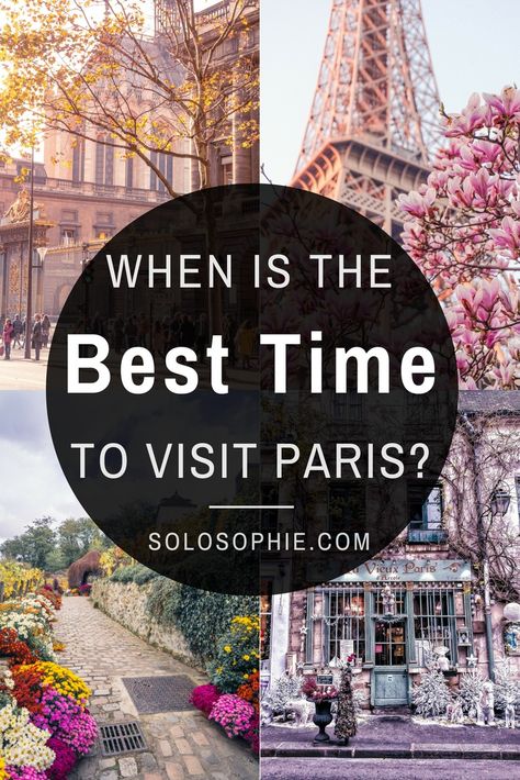 When is the best time to visit Paris? Here's your complete guide on when to visit Paris, a season by season guide to spending time in the French capital and when to go to France. Paris Life, Paris Tips, France Itinerary, Paris Tour, Paris Travel Tips, Paris France Travel, Paris Travel Guide, Beautiful Paris, Paris Trip