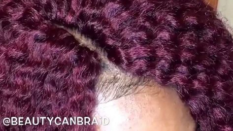 Invisible Part Crochet Tutorial [Video] - Black Hair Information Crochet Braids Freetress, Crochet Braid Styles, Braid Patterns, Bantu Knots, Crochet Braids Hairstyles, Twist Outs, Braid Tutorial, Crochet Videos Tutorials, Tutorial Video