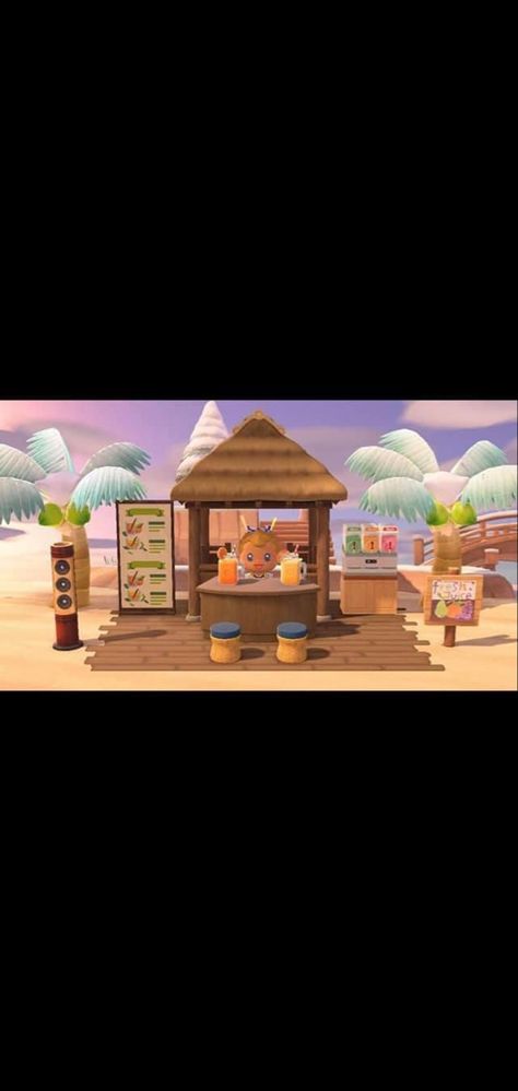 Azumaya Gazebo Animal Crossing, Animal Crossing Gazebo Ideas, Gazebo Animal Crossing, Acnh Gazebo Ideas, Gazebo Ideas, Animal Crossing 3ds, Acnh Designs, Beach Inspo, Outdoor Theater