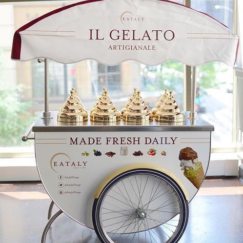 Katerina Classic Gelato | Teknèitalia Food Truck Design Interior, Gelato Cart, Gelato Bar, Ice Cream Car, Gerobak Dorong, Food Kiosk, Gelato Shop, Food Cart Design, Ice Cream Cart