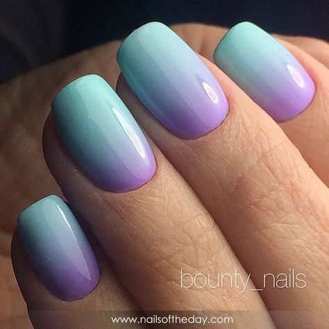 Ombre Sns, Sns Nails Designs, Unghie Sfumate, Purple Nail Polish, Nail Design Inspiration, Purple Nail, Ombre Nail Designs, Nail Art Ombre, Makijaż Smokey Eye