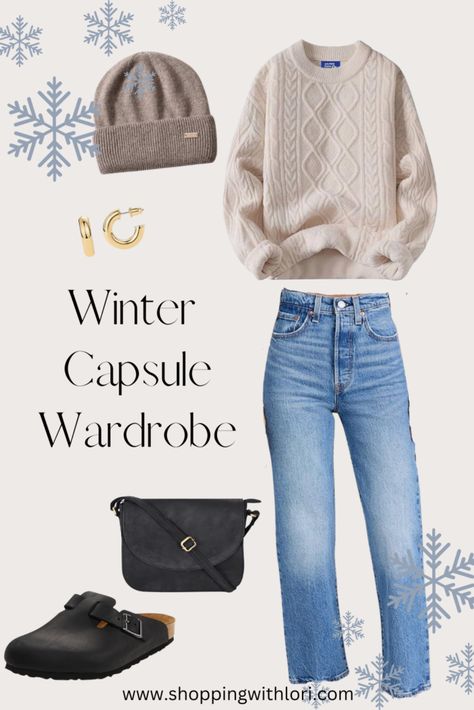 2024 Winter Capsule Wardrobe, Winter Casual Capsule Wardrobe, Winter Travel Capsule Wardrobe, Winter Capsule Wardrobe Travel, Creating A Capsule Wardrobe, Casual Capsule Wardrobe, Capsule Wardrobe Checklist, Backpack Outfit, Autumn Weekend