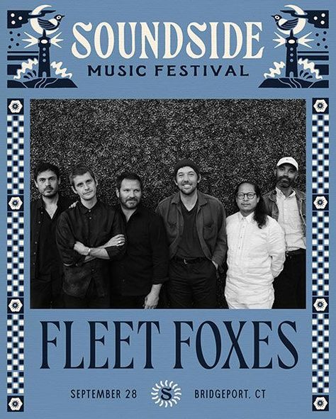 Recently renamed Soundside Festival in Connecticut has added indie folk band Fleet Foxes to their 2024 line up on Saturday 28th September!  #festival #musicfestival #festivals4all #usfestival #connecticut #ultimatefestivalguide Folk Band, Indie Festival, Fleet Foxes, Festival Guide, Launch Campaign, Music Fest, Live Music, Connecticut, Music Festival