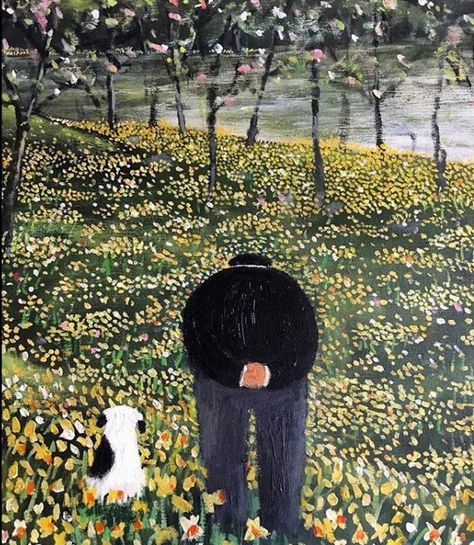 Love Illustration, Naive Art, British Artist, Whimsical Art, Dog Art, Interesting Art, Beautiful Art, Folk Art, Cute Art