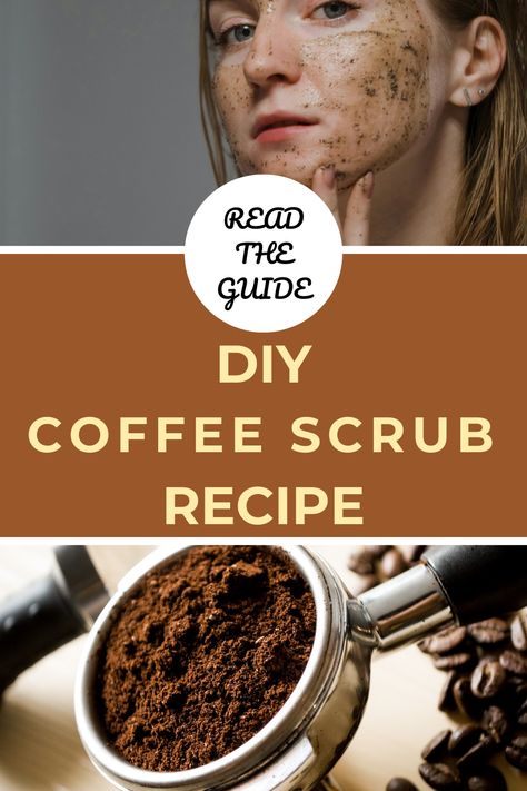 Pamper yourself with this invigorating DIY coffee scrub! Simple ingredients and a refreshing boost for radiant skin. #coffeescrub #diybeauty #coffeeskincare #naturalbeauty #selfcare Diy Coffee Face Scrub, Diy Coffee Scrub, Coffee Scrub Recipe, Coffee Scrub Diy, Coffee Face Scrub, How To Grow Eyebrows, Scrub Recipe, Get Rid Of Blackheads, Coffee Scrub