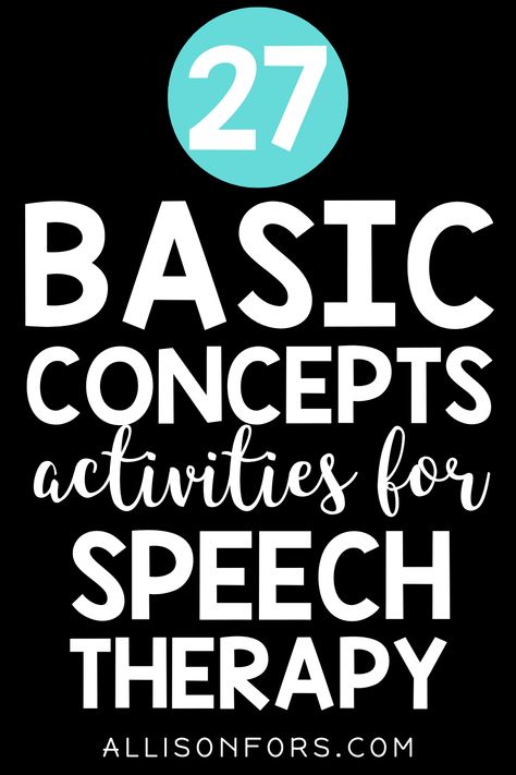 Free and paid basic concepts activities to target temporal, qualitative, quantitative, spatial, and social emotional concepts in speech therapy. Activities For Speech Therapy, Speech Games, Speech Therapist Gift, Speech Teacher, Speech Language Activities, Speech Path, Teaching Social Skills, Speech Room, Speech Therapist