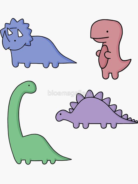 Cute Dinosaur Art, Dinosaurs Drawing, Dinosaur Drawings, Trin For Trin Tegning, Dinosaur Painting, Cute Dinosaurs, Dinosaur Wallpaper, Dinosaur Drawing, Dinosaur Illustration