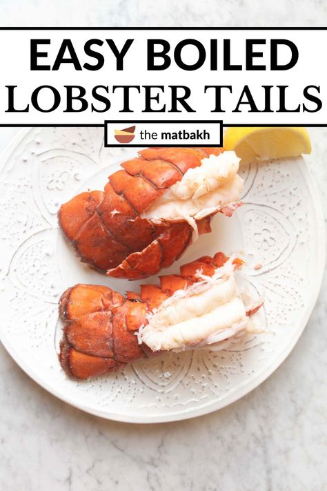 Easy Boiled Lobster Tails Boiled Lobster Tail Recipe, Steaming Lobster Tails, Boil Lobster Tail, Boiled Lobster, Easy Lobster Tail Recipe, Cooking Frozen Lobster Tails, Air Fryer Dinners, Frozen Lobster Tails, Braised Chicken Recipes