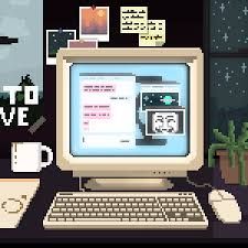 ArtStation - Pixel Retro Computer , Althea Krebelj Retro Computer, Pixel Animation, Isometric Art, Pixel Art Games, Pixel Games, Art Desk, Game Concept Art, Game Concept, Photo Pose For Man